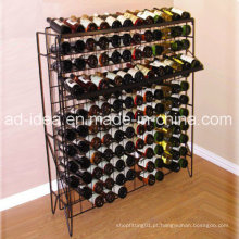 Suporte de exposição prático da loja de vinho / exposição para a apresentação do vinho do supermercado